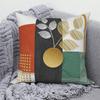 Can Be  for Living Room Nordic Pillowcase Decorative  Luxury Golden Feather Geometric Sofa Cushion Cover
