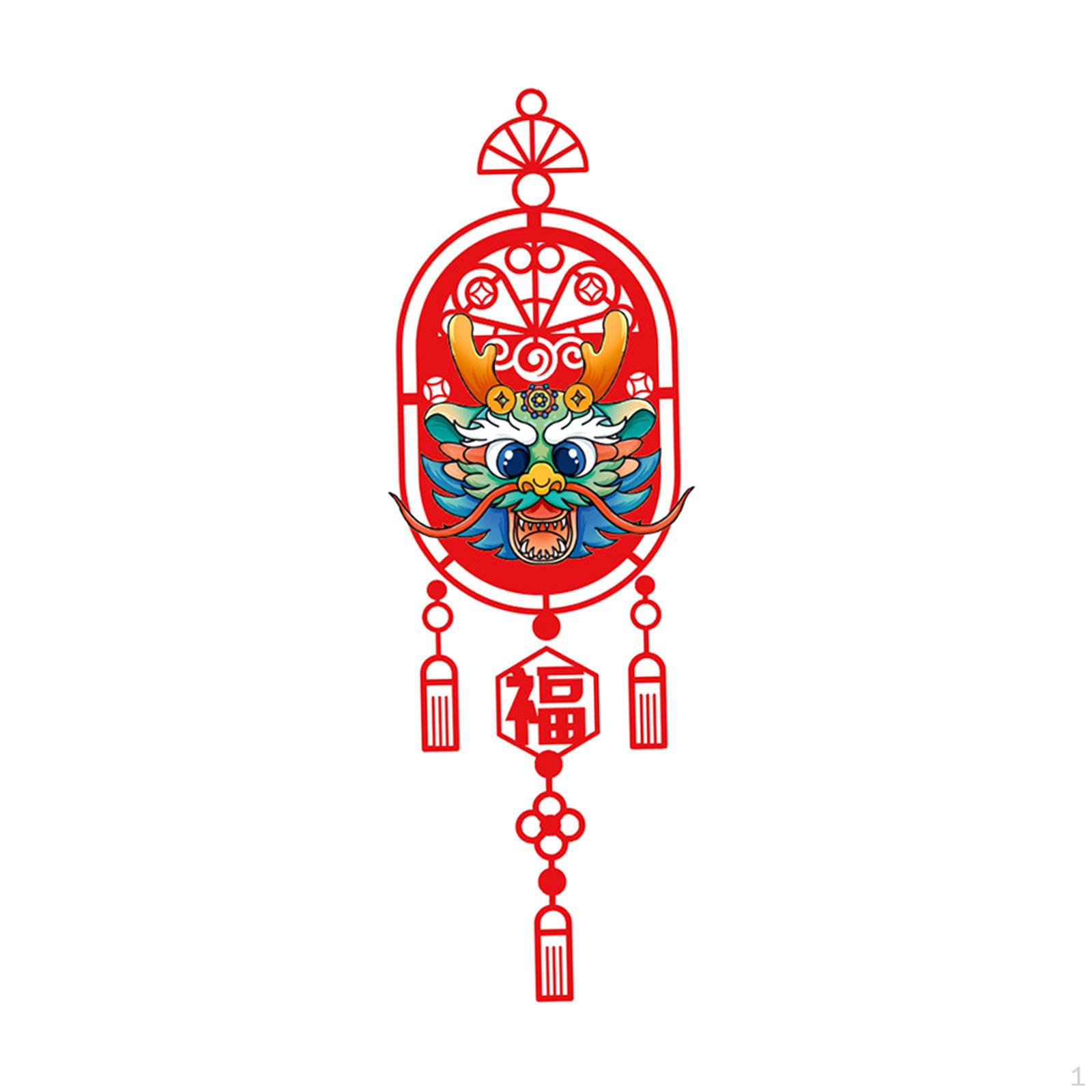 

Китайский Год Дракона Войлочное Подвесное Украшение Длина 80 см Традиционный Весенний Фестиваль для ТВ Стены 27.4x80cm