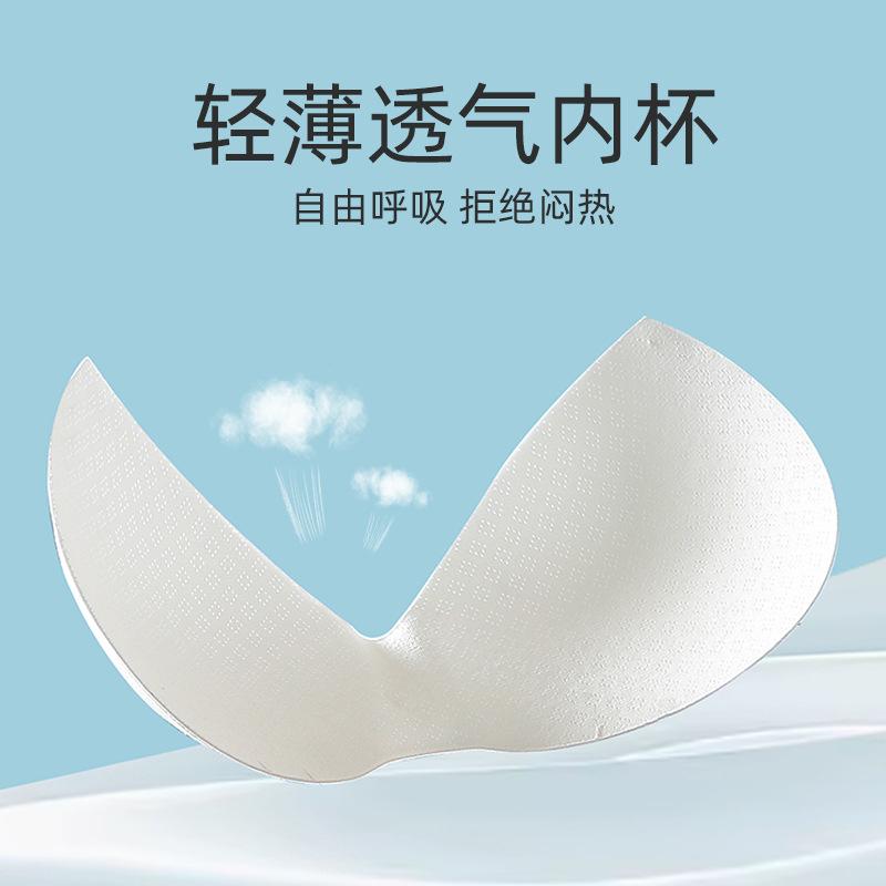 Women's Seamless Comfortable Underwear Without Steel Rims Small Breasts Can Be Gathered and Closed Sub-breasts Anti-sagging Large Bra Vest Bra Women