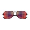 RAYBAN Metal Square Sunglasses Unisex Couple Style F1186P 58-15 RB8336M