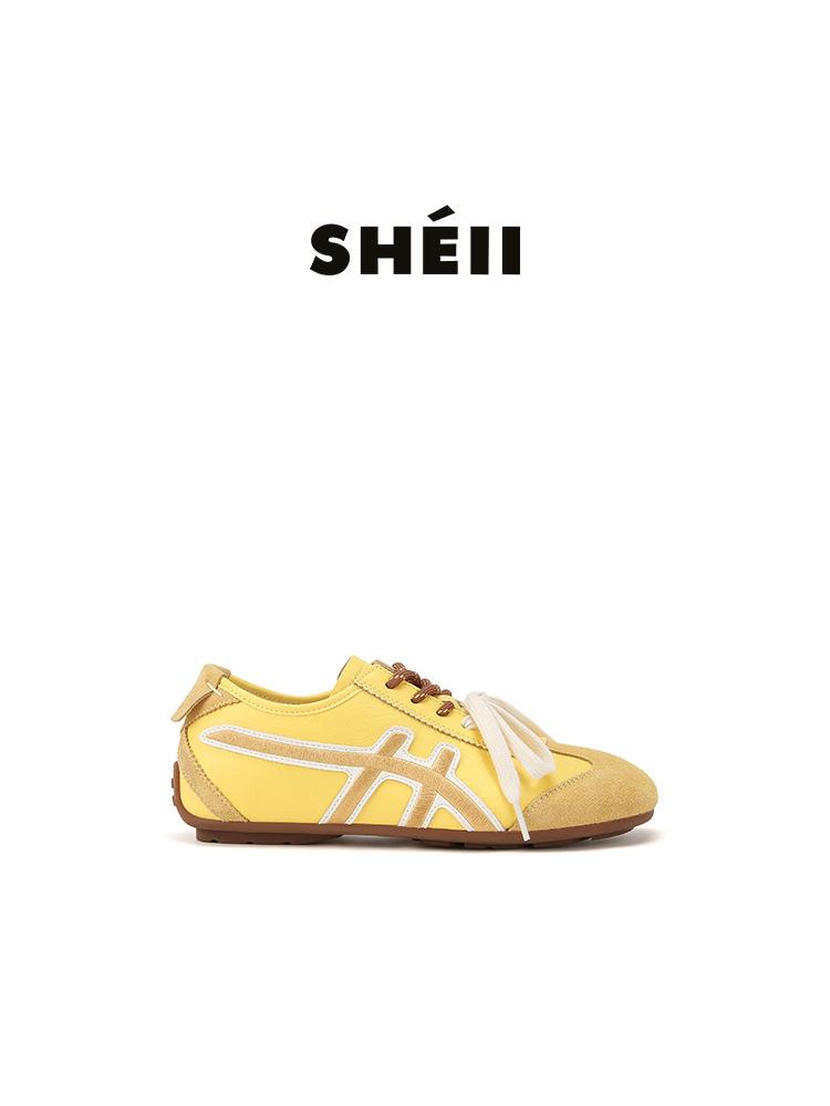 Love comprehensive girl~ 2025 Su Yinyin same pair of shoelaces color matching inner height increase casual shoes Forrest Gump shoes women's German tr