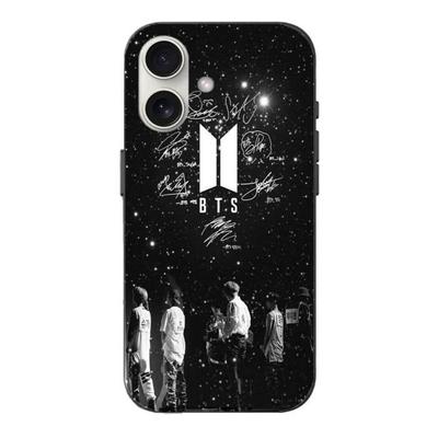 Case - BTS - Iphone 16 Plus - Starry Night - Soft - Black