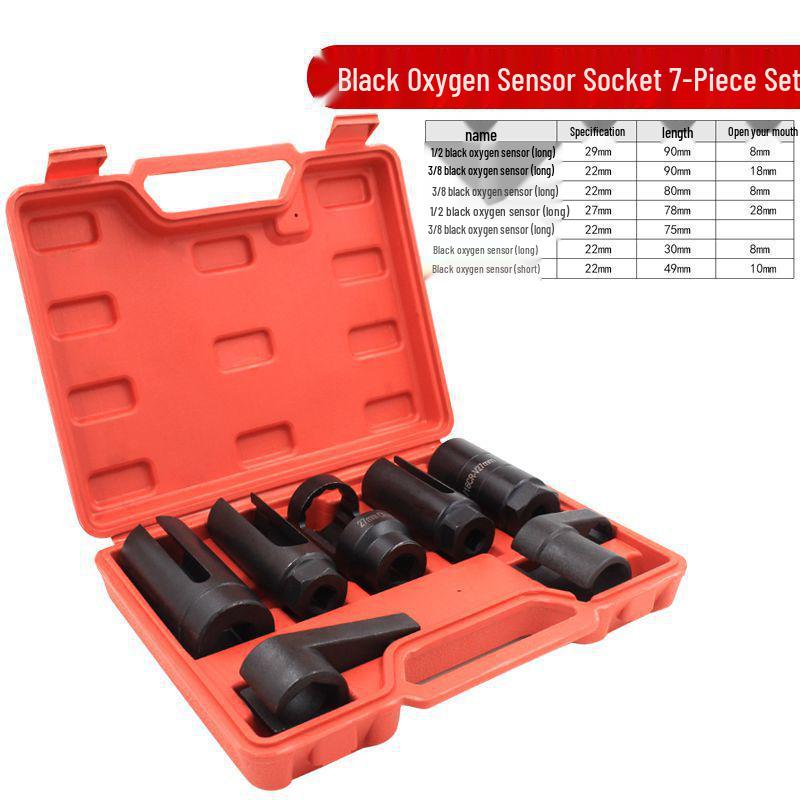 Oxygen Sensor Sleeve & Removal Tool Kit for Large/Medium 22mm Car Sensors