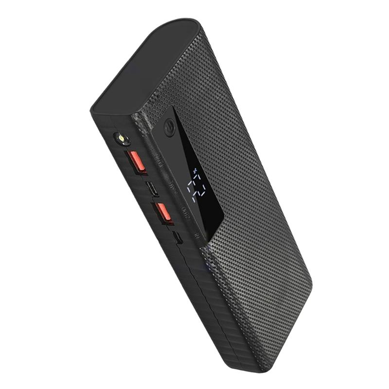 5 Slots 20650 Battery Powerbank Case Shell With Fast Charging And Not Required Welding For Outdoor Travel Emergency Use