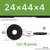 Blackened Thickened Metal Flat Washer Spacer, Round, M3-M42