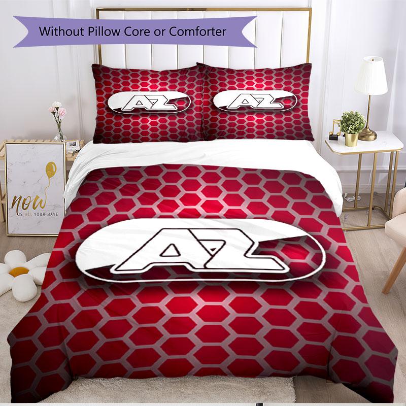 3pcs Duvet Cover Set (1*Duvet Cover + 2*Pillowcase, Without Core), AZ Alkmaar Print Soft All‑Season Bedding Set, Home Bedroom Decor Gift