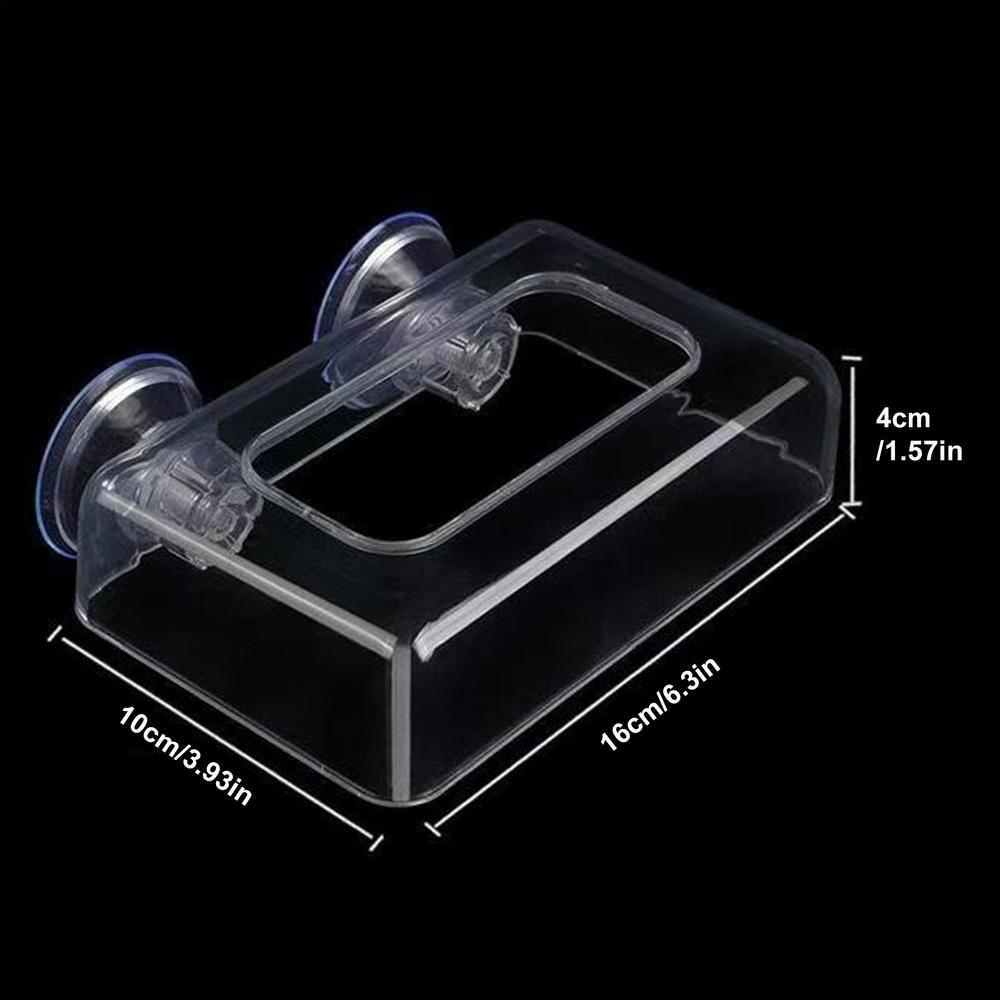 

Акриловая кормушка для рыб, кольцо для кормления аквариума, станция для аквариума, плавающий поднос для еды, аксессуары с сильными присосками