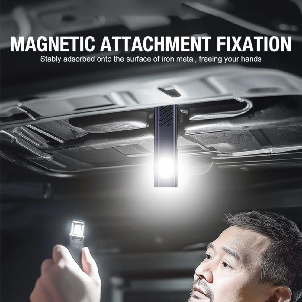 Rechargeable LED Keychain Flashlight 550LM EDC Flashlight Portable Mini Torch Light  For Emergency