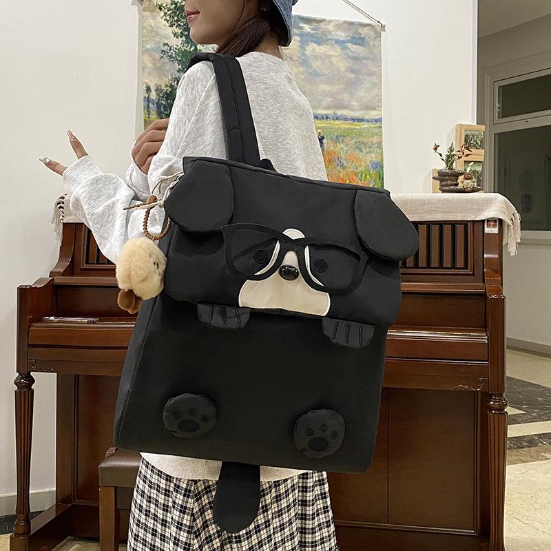 Bags cartoon dog backpack 2025 new Japanese cute girl foreign style versatile large capacity travel backpack