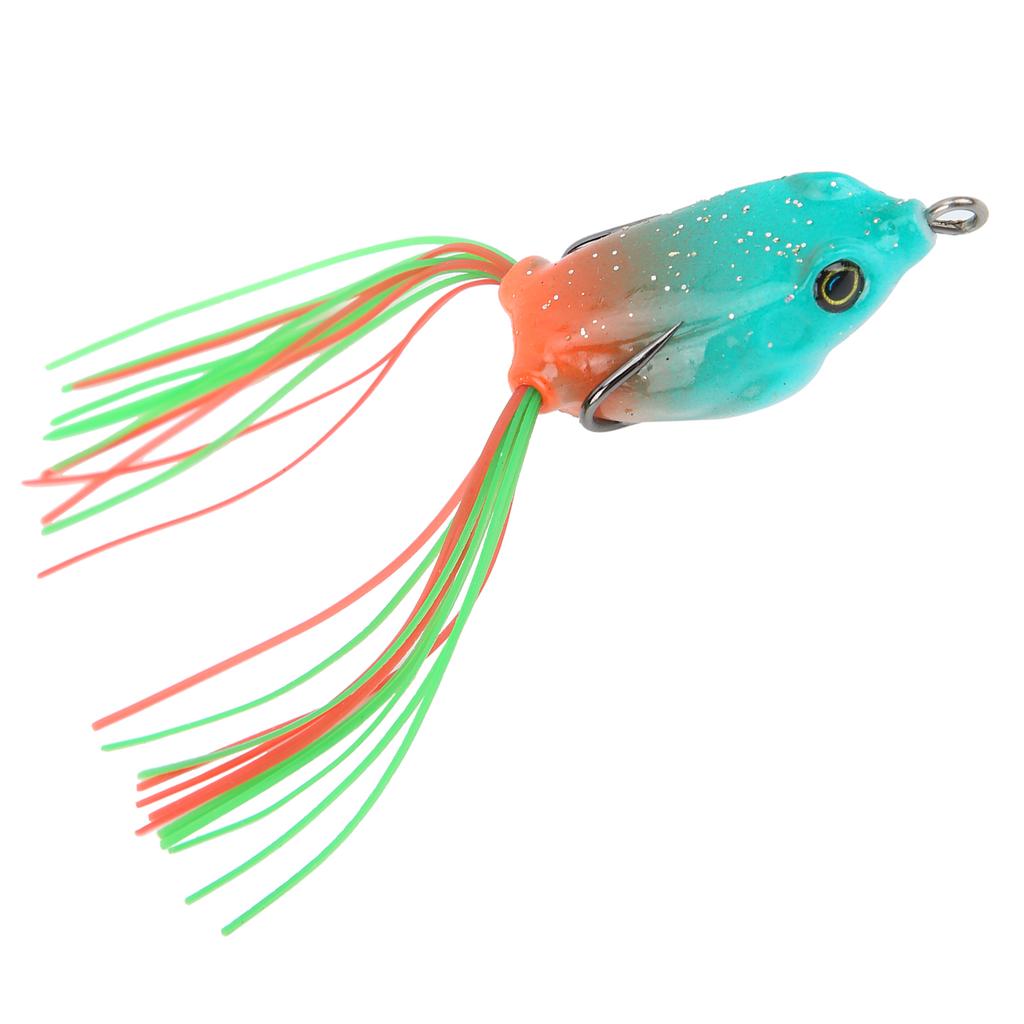 Artificial Fish Snakehead Bait Lifelike Soft Frog Lure Swimbait with Hook and Tail3#