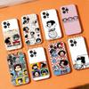 Funny M-Mafalda Phone Cases For iPhone 17 16 15 14 13 12 11 Pro Max Plus Luxury Camera Protection Plastic