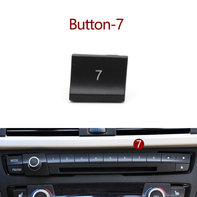 Tableau de bord avant de voiture Radio lecteur CD bouton de commutation boutons de commutation garniture de couverture pour BMW M3 M4 F20 F21 F22 F30 F32 F35 F34 F36 F45 F46