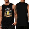 Men's Sleeveless Tank Top Casual Loose Fit Summer Vest Oktoberfest Inspired Graphic Print Comfortable Everyday Wear