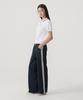 Covernat Woman Collared Half Knit White