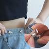 Detachable Pant Clips Jeans Button Snaps Simple Adjustable No Sewing Waistband Clothing Accessories 1pair Five Star Waist Buckle