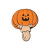 Halloween Adorable Cartoon Plant Series Badge Cute Mushroom Pumpkin Lantern Brooch