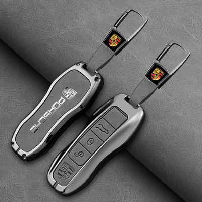 Hoogwaardige Autotoetsenhoes Cover Shell Voor Porsche Panamera Spyder Carrera Macan Cayman Cayenne 911 970 981 991 SleutelhangerAccessoire