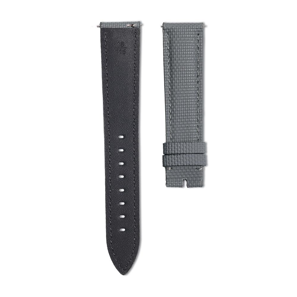 For Delugs Universal Sailcloth FKM Rubber Watch Strap 18mm 19mm 20mm 21mm 22mm Quick Release Bar Flat End Watch Bands