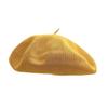 Knitted Berets Hat for Women Cotton Yarn Summer Beret Dome Painter Hat  for Spring and Summer