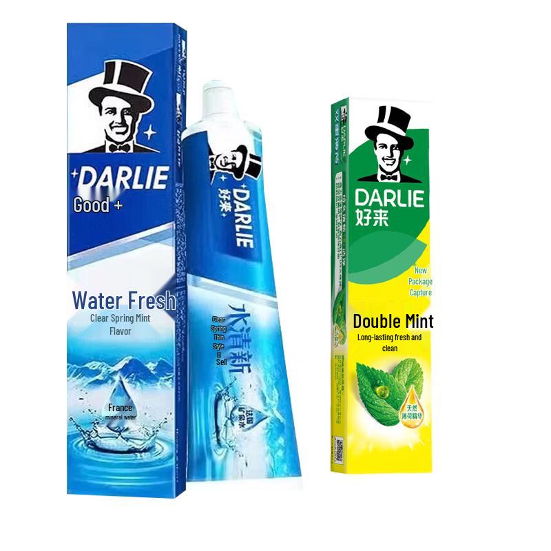 Darlie Fresh Mint & Double Mint Toothpaste Set (140g + 90g)