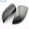 2PCS Side Car Mirror Covers Caps for VW Golf 6 GTI 6 Golf 6 R MK6 R20 Touran Pair Wing RearView Mirror Case Cover Trim Cap Black