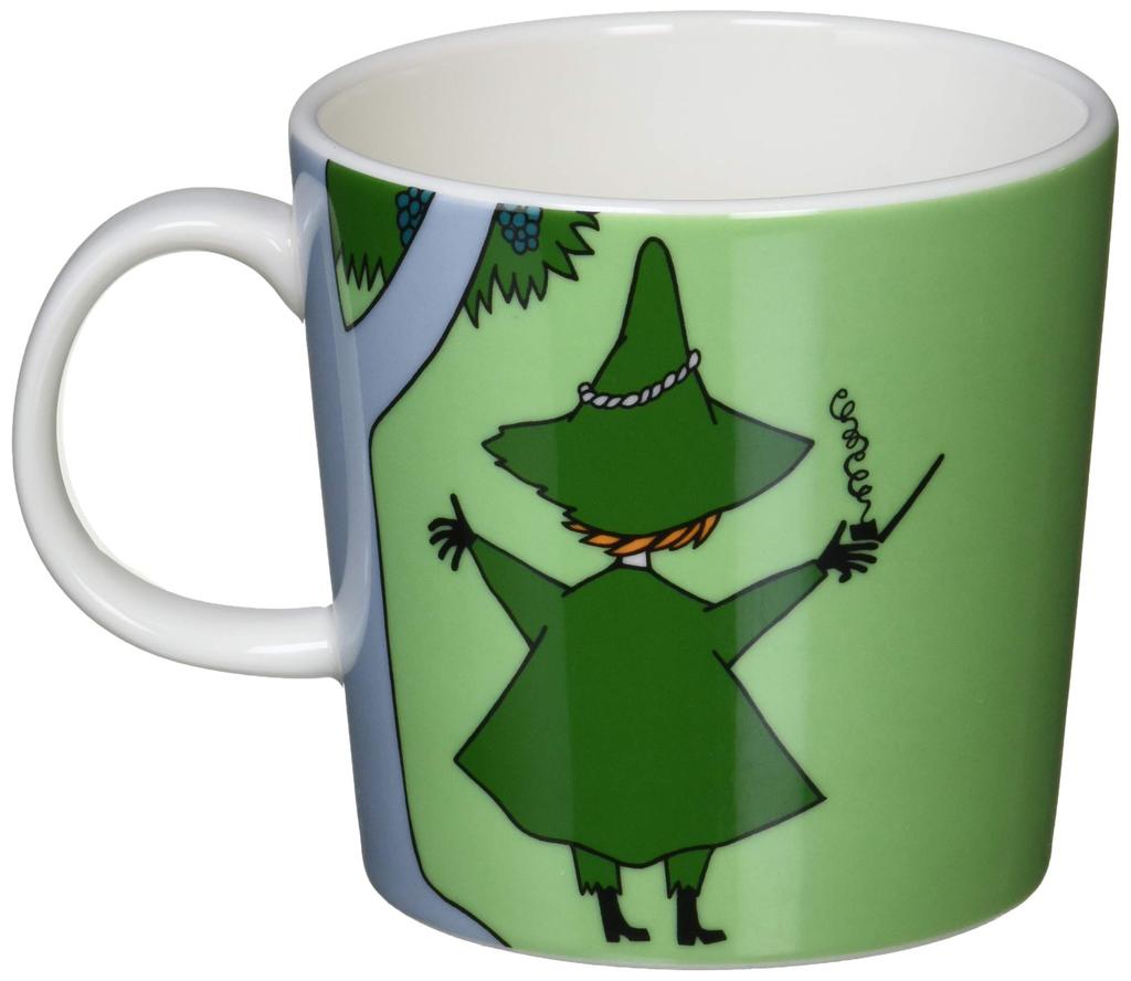ARABIA Moomin Mug, Snufkin, Green (Parallel Import) 64-1180-100098-6
