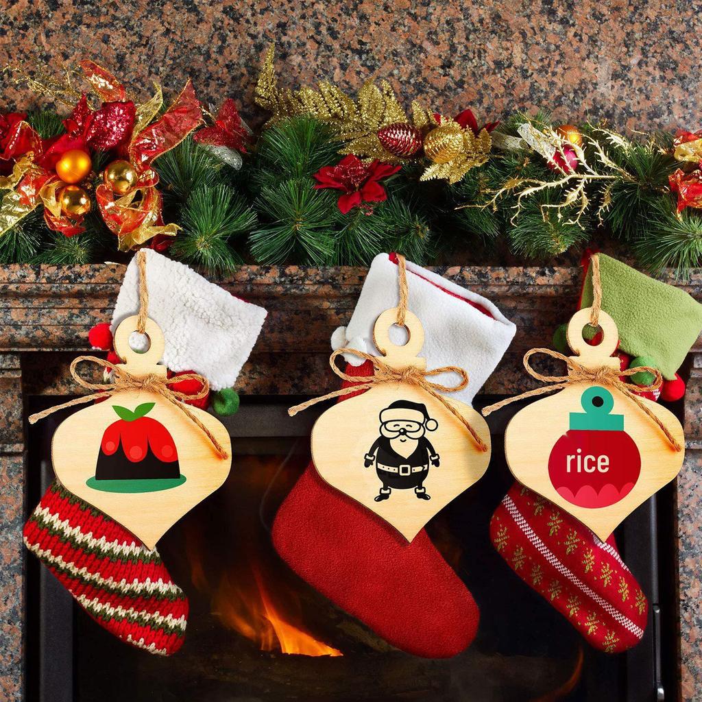 DIY Wooden Christmas Ornaments with Rope for Family Holiday Crafts
