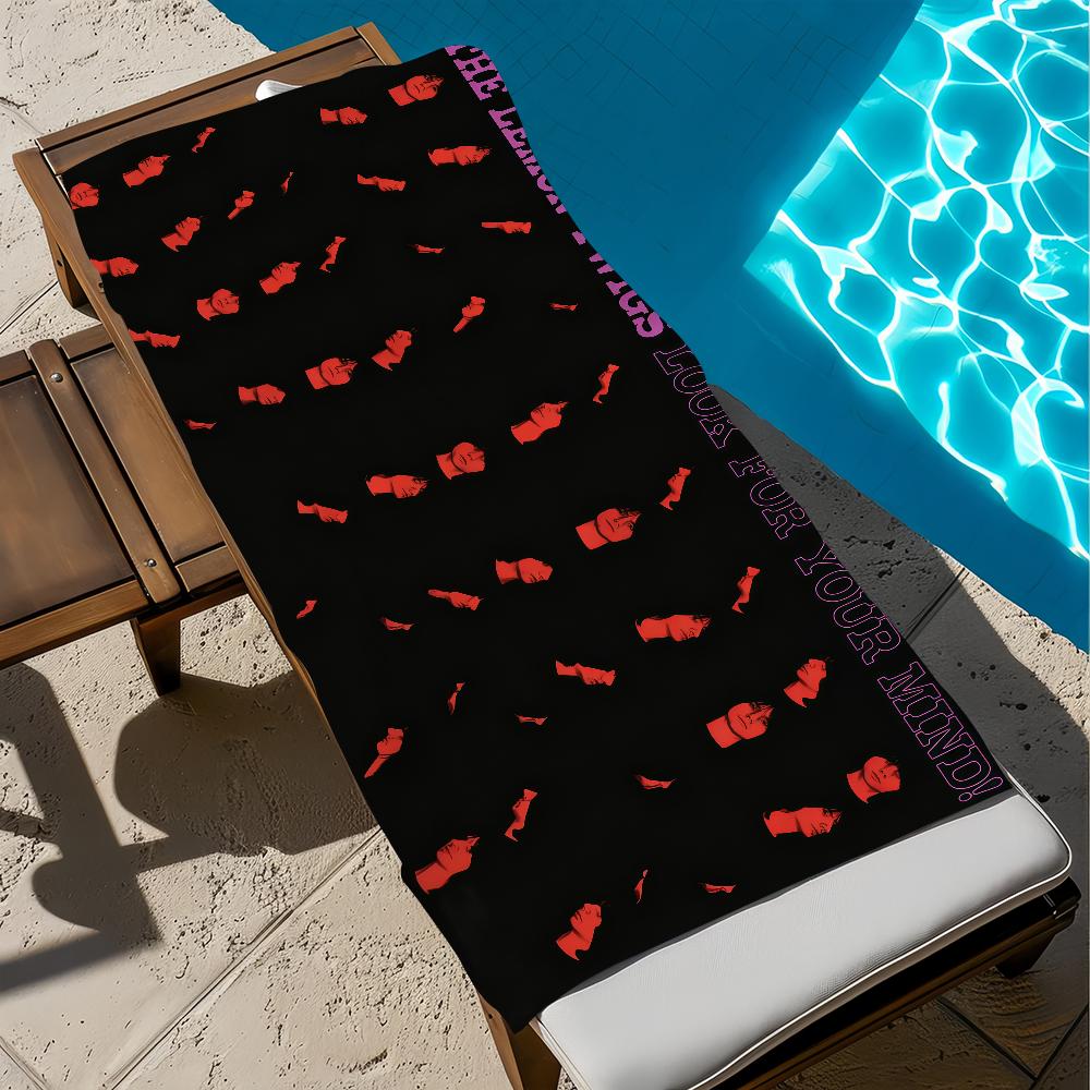 The Lemon Twigs Look For Your Mind! Towel Beach Bath Quick-Drying Lightweight Portable Sauna Camping Swim Pool Travel