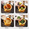 Kitchen Sink Filter Drainage BowlLeak-Proof Filter Multifunctional Strainer BasketAdjustable Hanging Sink Drain Basket