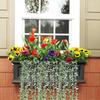 Artificial Ivy Hanging Eucalyptus Vine Plastic Plants for Home Indoor Outdoor Garden Door Wall Wedding Party DIY Decoration