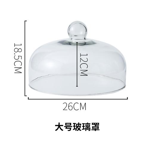 Imitation Marble Ceramics Cake Tray Glass Cover Cake Dessert Display Stand Fondant Cake Decorating Tools