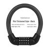 Cycling Gear Steel Anti-Theft Lock: Five-Digit Combination for Bikes & Motorcycles