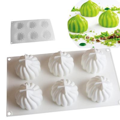 Formă pentru mousse pentru înghețată pentru prăjituri, tavă de copt din silicon pentru prăjituri cu fondant