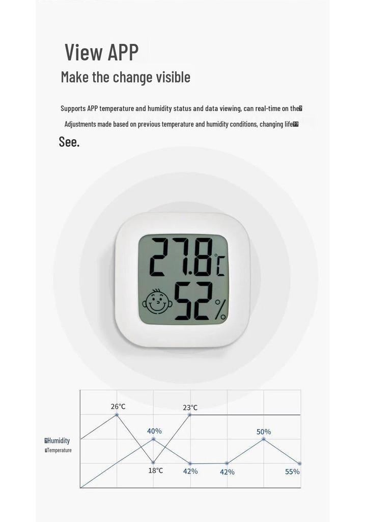 Zigbee Bluetooth Temp & Humidity Sensor - Home Assistant Compatible