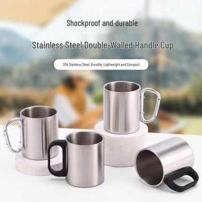 Stainless Steel Double-layer Camping & Sports Water Mug