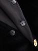 Women's French Black Velvet Slim-Fit Waist-Cinching Suit Jacket - New Autumn Fashion