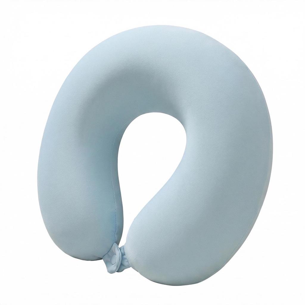 Cross-Border Memory Foam Travel Neck Support Pillow – U-Shaped Portable Pillow for Airplane & Train Sleep