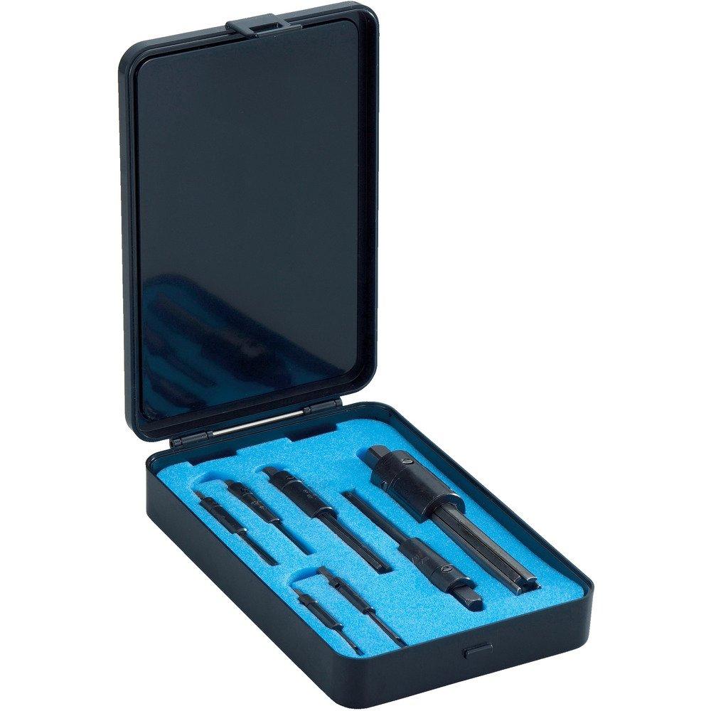 TRUSCO Набор инструментов для удаления сломанных метчиков, 3-кулачковый, 4-кулачковый, 3, 4, 5, 6 мм/8, 10, 12 мм, 7 предметов, PTS-1700S