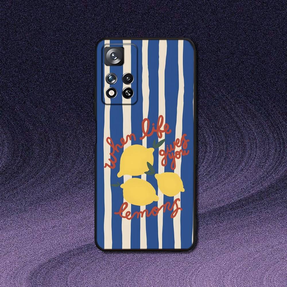

Mediterranean Lemon Fresh Friut Phone Case For Samsung S21,FE,S21 ,Note 20,10,S26,S25,S24,S23,Ultra,S22,Plus Soft Shell Funda Samsung S25ULTRA