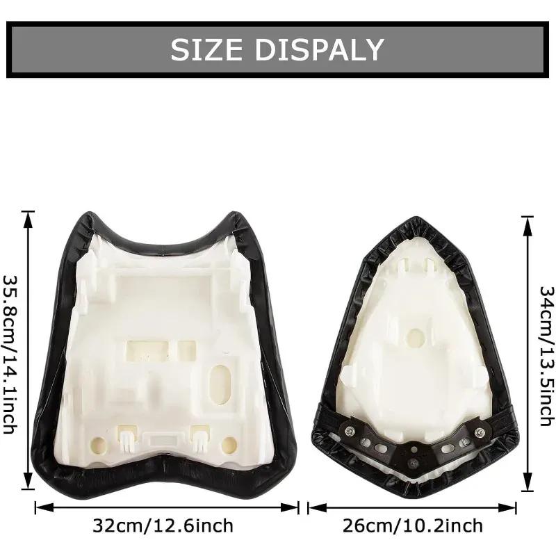motorcycle Seat Pillion Cushion for Kawasaki Ninja 300 300R EX300 2013 2014 2015 2016 2017 2018 Driver and Passenger Seat