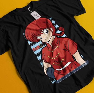 Ranma 1/2 T-Shirt Shampoo Rumiko Shirt Akane T-Shirt Waifu Anime Mädchen Unisex T-Shirt