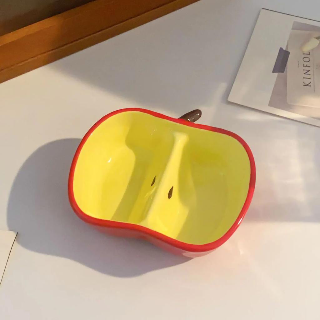 Kreativní keramická miska ve tvaru ovoce Domácí talířky na svačinu Omáčky Koření Talířek Mini podšálek Nádobí Večeře Kuchyňské potřeby