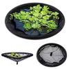 Polyester Floating Plant Protector Reusable Round Pond Plant Protector Tear Resistant with Frame Floating Plant Guard