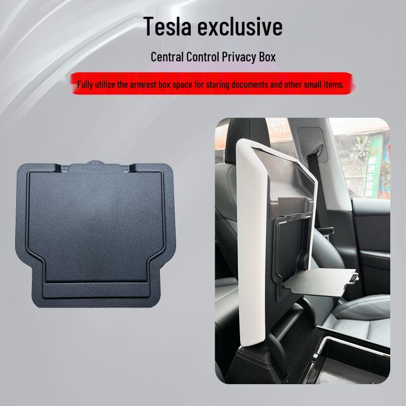 Tesla Model 3/Y/YL Armrest Box Magnetic Privacy Cover Tesla Refreshed Model 3