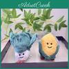 Cute Vegetable Plush Doll Creative Keychain Broccoli Corn Garlic Onion Soft Toy