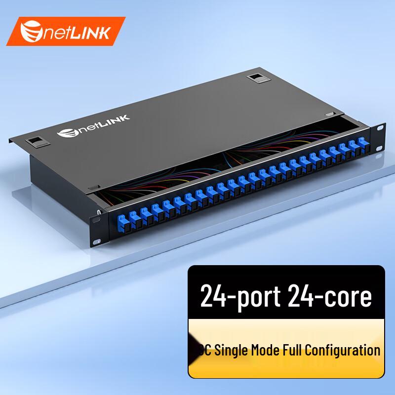 

netLINK 24-Port SC Single-Mode Fiber Optic Distribution Frame