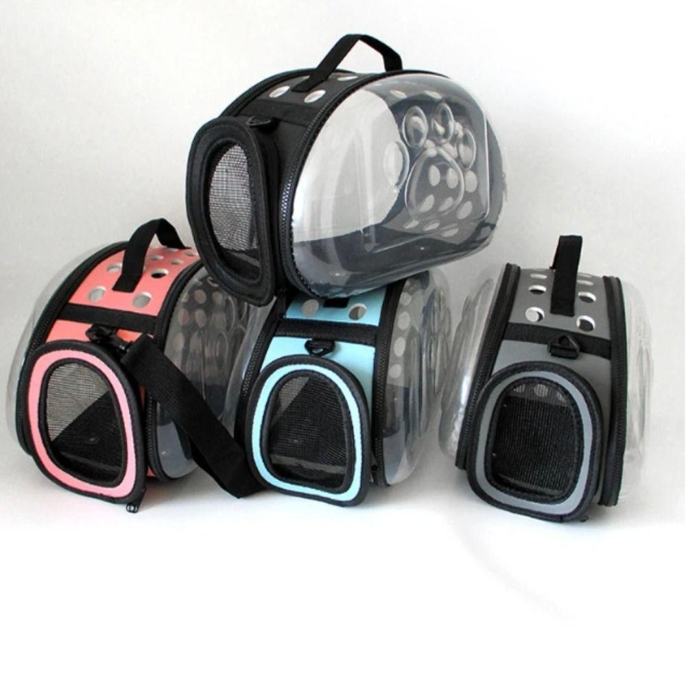 Foldable Pet Shoulder Crossbody Bag Breathable Pet Carrier Cat Backpack  Space Cabin