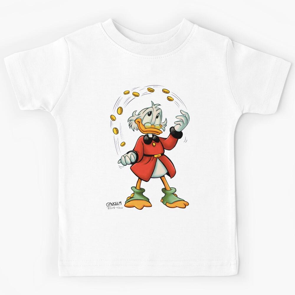 uncle scrooge art money Kids T-Shirt 110