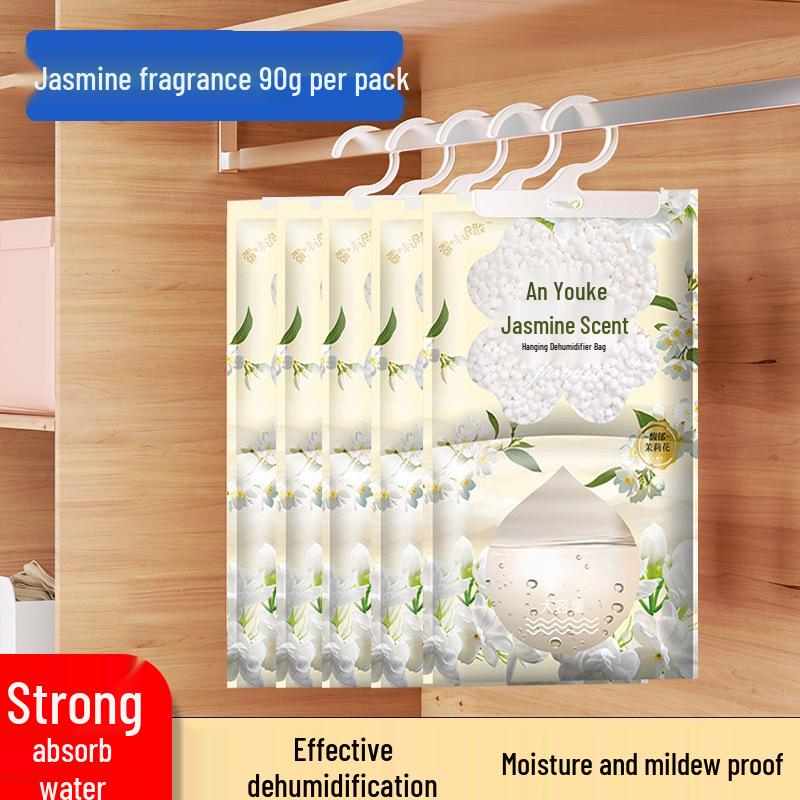 Fragrant Moisture-Absorbing Dehumidifying Bag for Mold & Odor Prevention in Wardrobes & Dorms