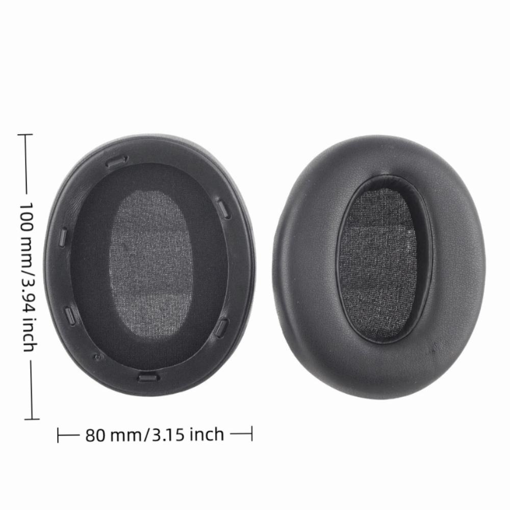2PCS Leather Replacement Ear Pads Ear Covers for Sony WH XB910N Headphones Headphone Repair
